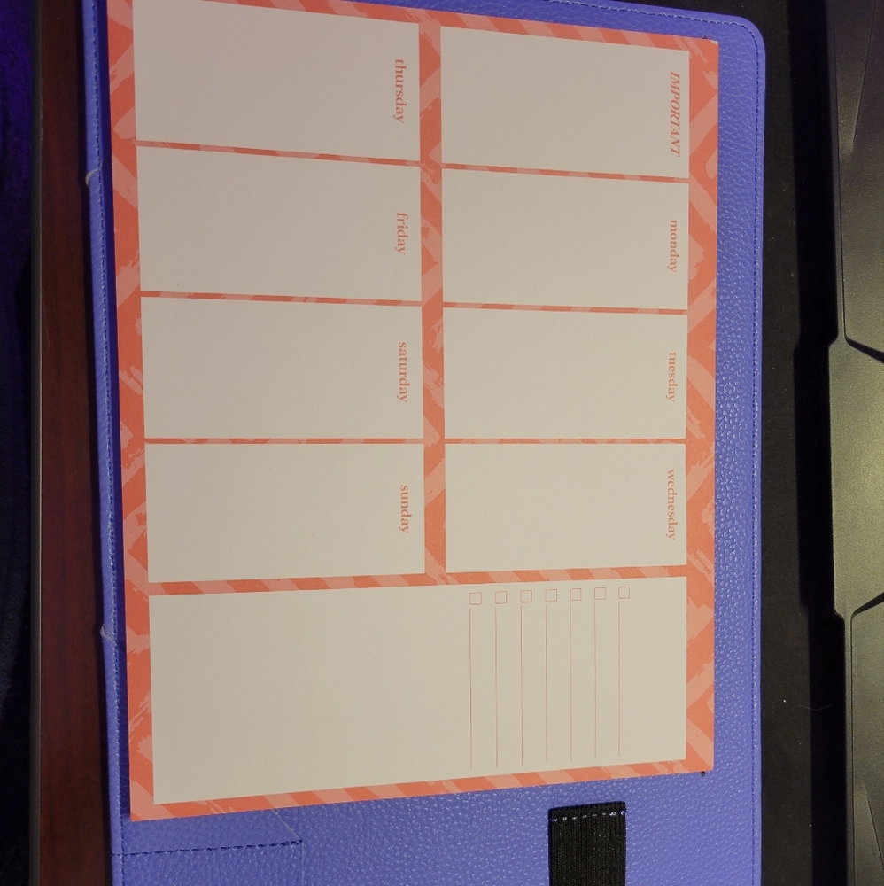 Brand new Tula desk pad and note pad